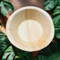 4" Round Deep Areca Palm leaf bowls-PACK OF 25