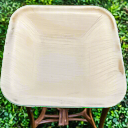 4" Square Deep Areca Palm Leaf Bowls-PACK OF 25