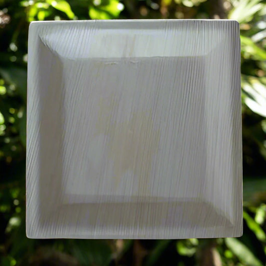 7" Quadra Areca Palm leaf Plate - Pack of 25