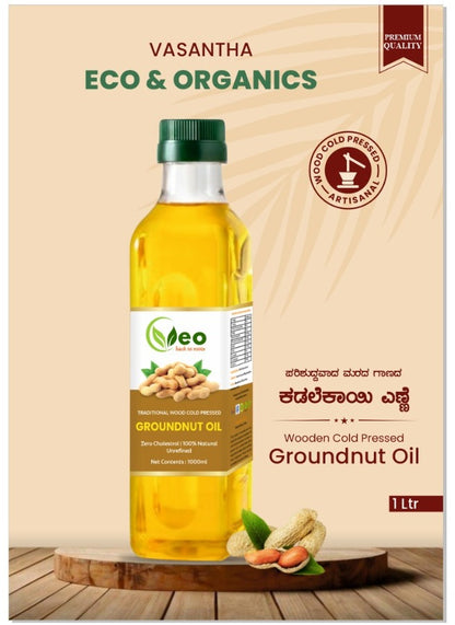 Peanut Oil - Traditional Pure Wooden Pressed Oil